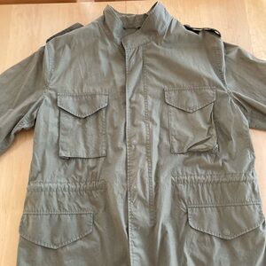 Men’s CH Carolina Herrera Olive Military / Safari Field Jacket Size XL